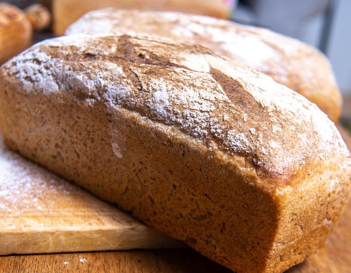 Clean and simple gluten-free loaf of bread