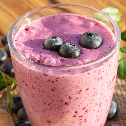 Plant-based blueberry smoothie