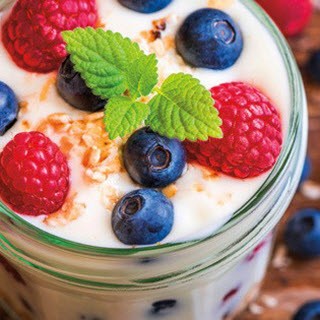 Rice Yoghurt with fruit